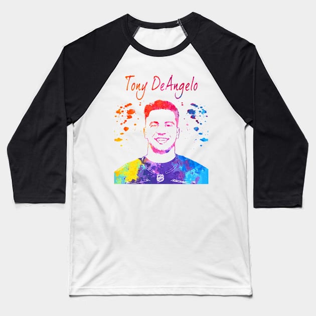 Tony DeAngelo Baseball T-Shirt by Moreno Art